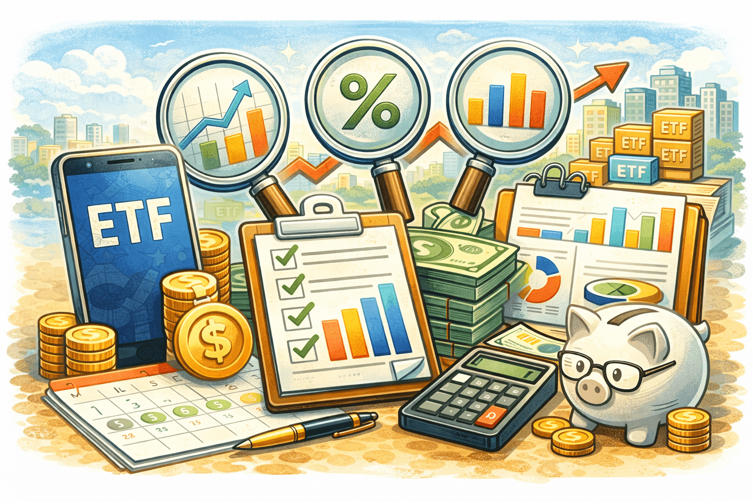 ETF定期定額入門：新手選ETF的3個指標